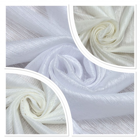 Lisa V--1011 Wholesale Linen Tulle Curtain Fabrics Living Room and Bedroom Curtains 3 Models 100% Polyester